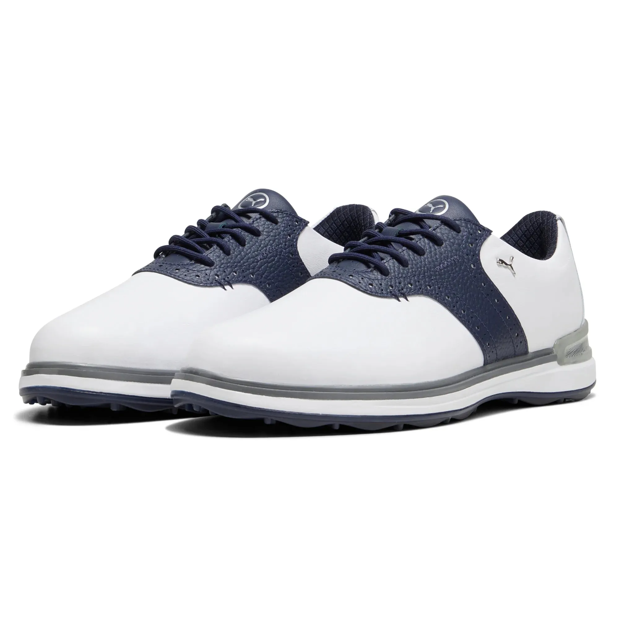 2024 Puma Avant Golf Shoe -White/Deep Navy