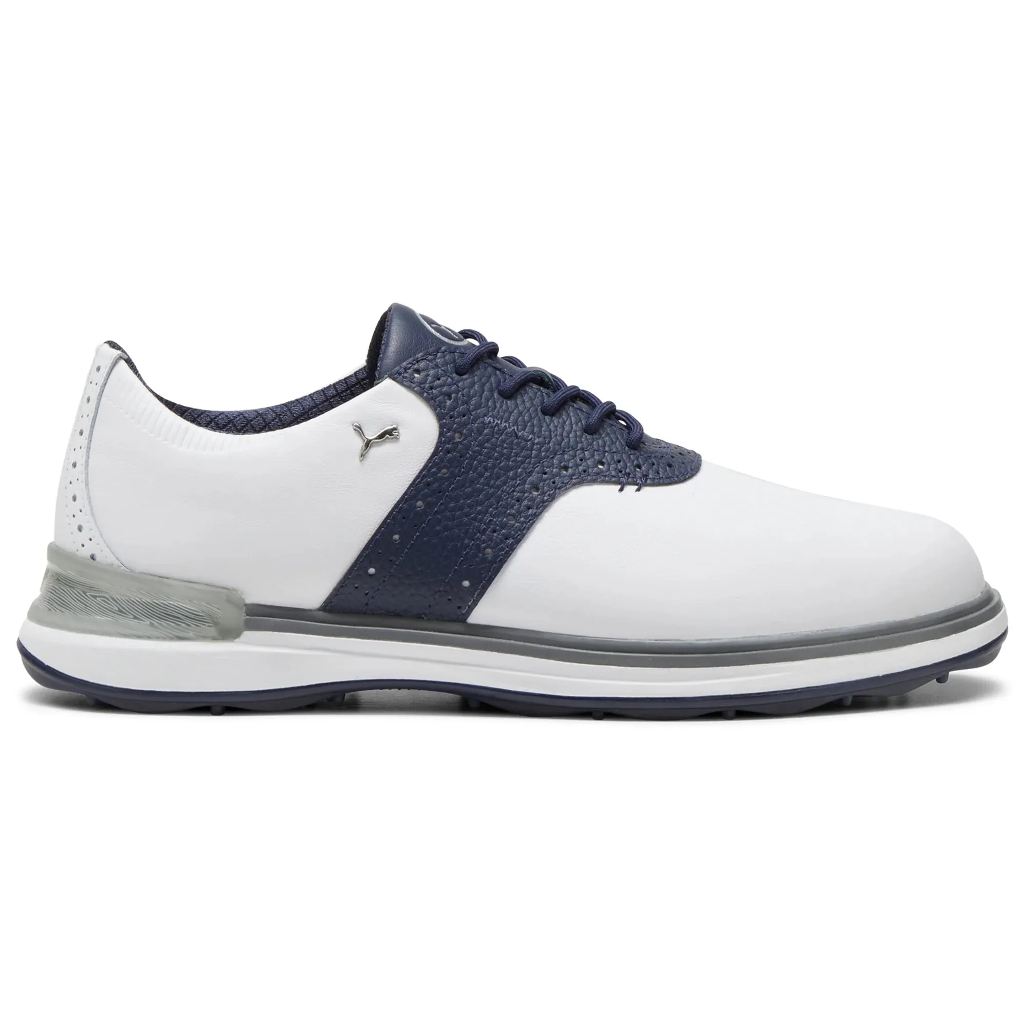 2024 Puma Avant Golf Shoe -White/Deep Navy