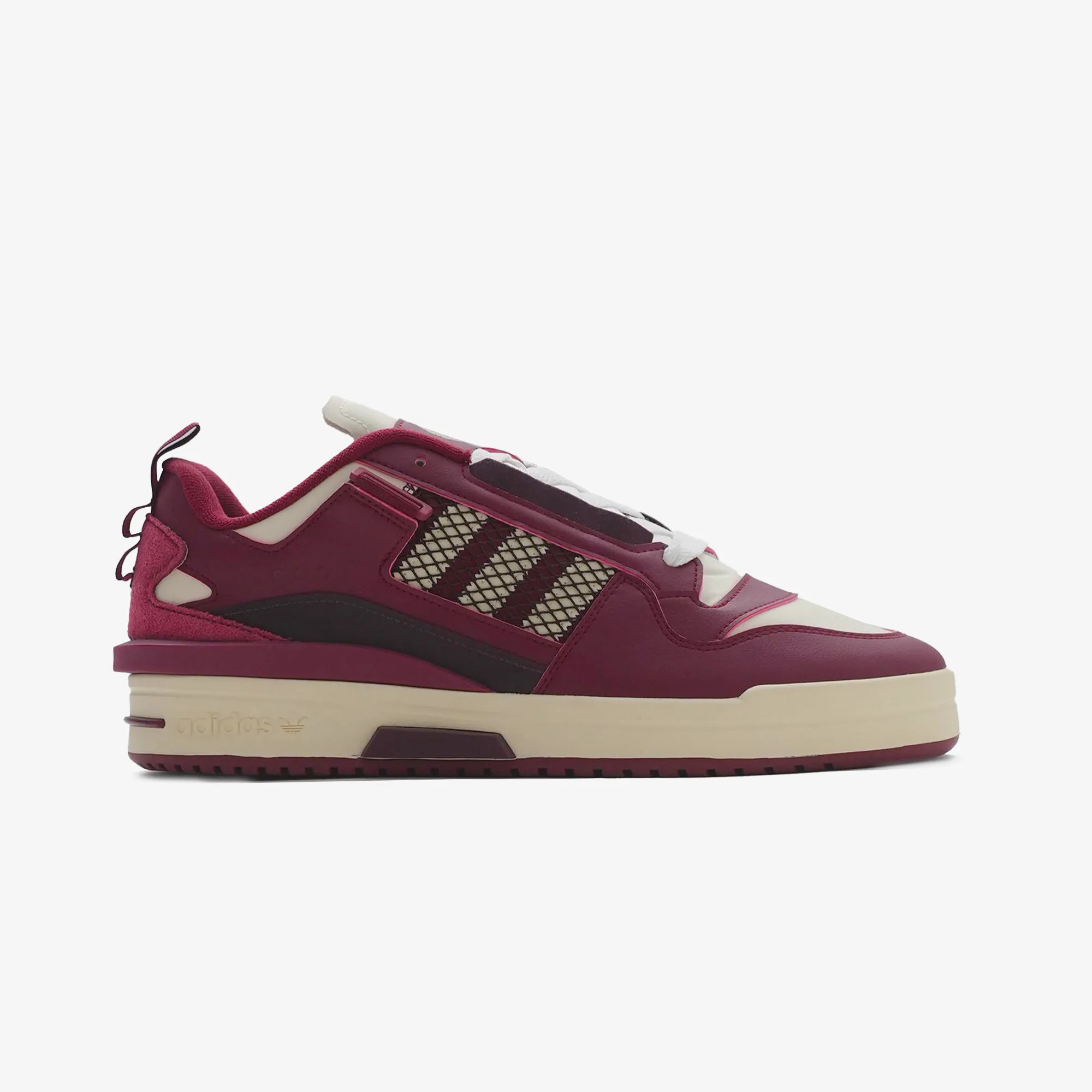 Adidas Originals | FORUM MOD LOW  { MAROON/WHITE