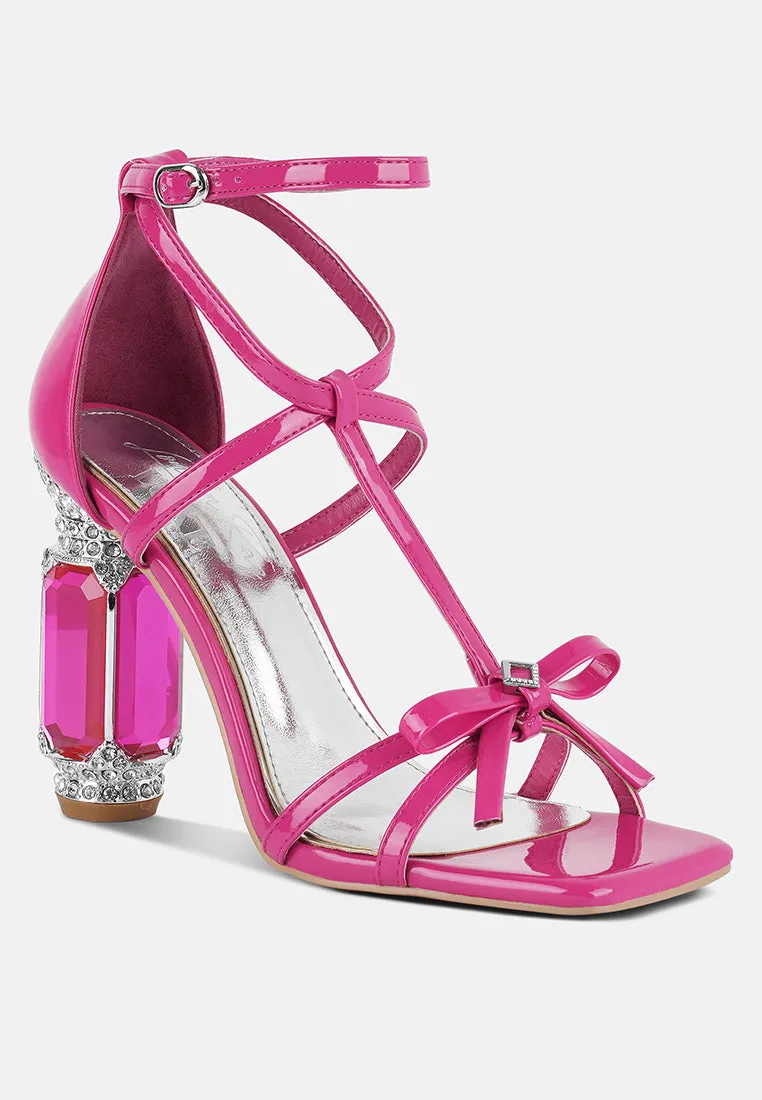 Affluence Jeweled High Heel Sandals