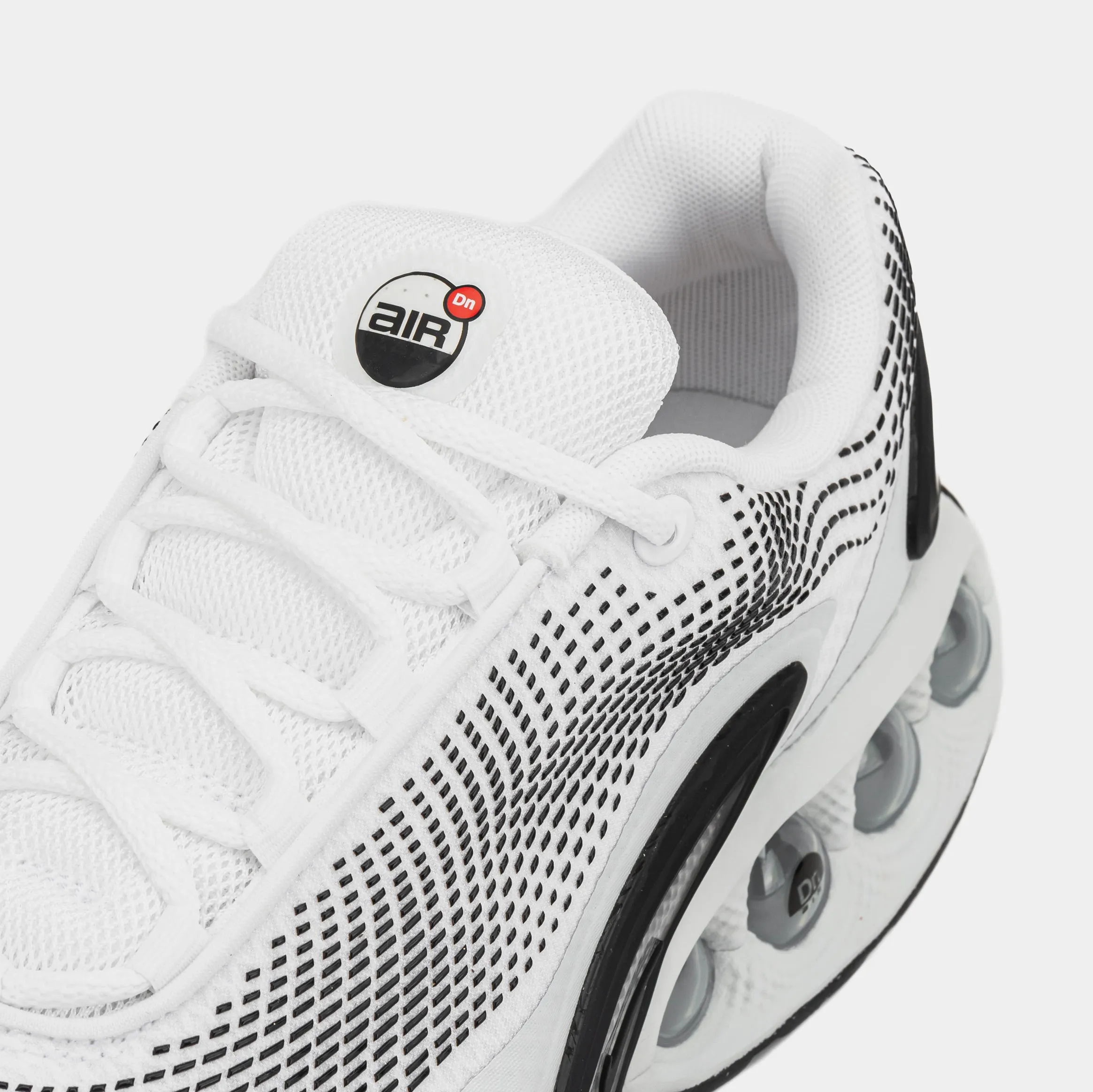 Air Max DN Mens Running Shoes (White/Black/Silver)