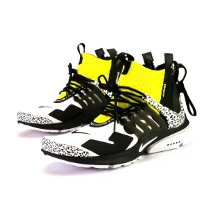 Air Presto Mid Acronym White Black Dynamic Yellow