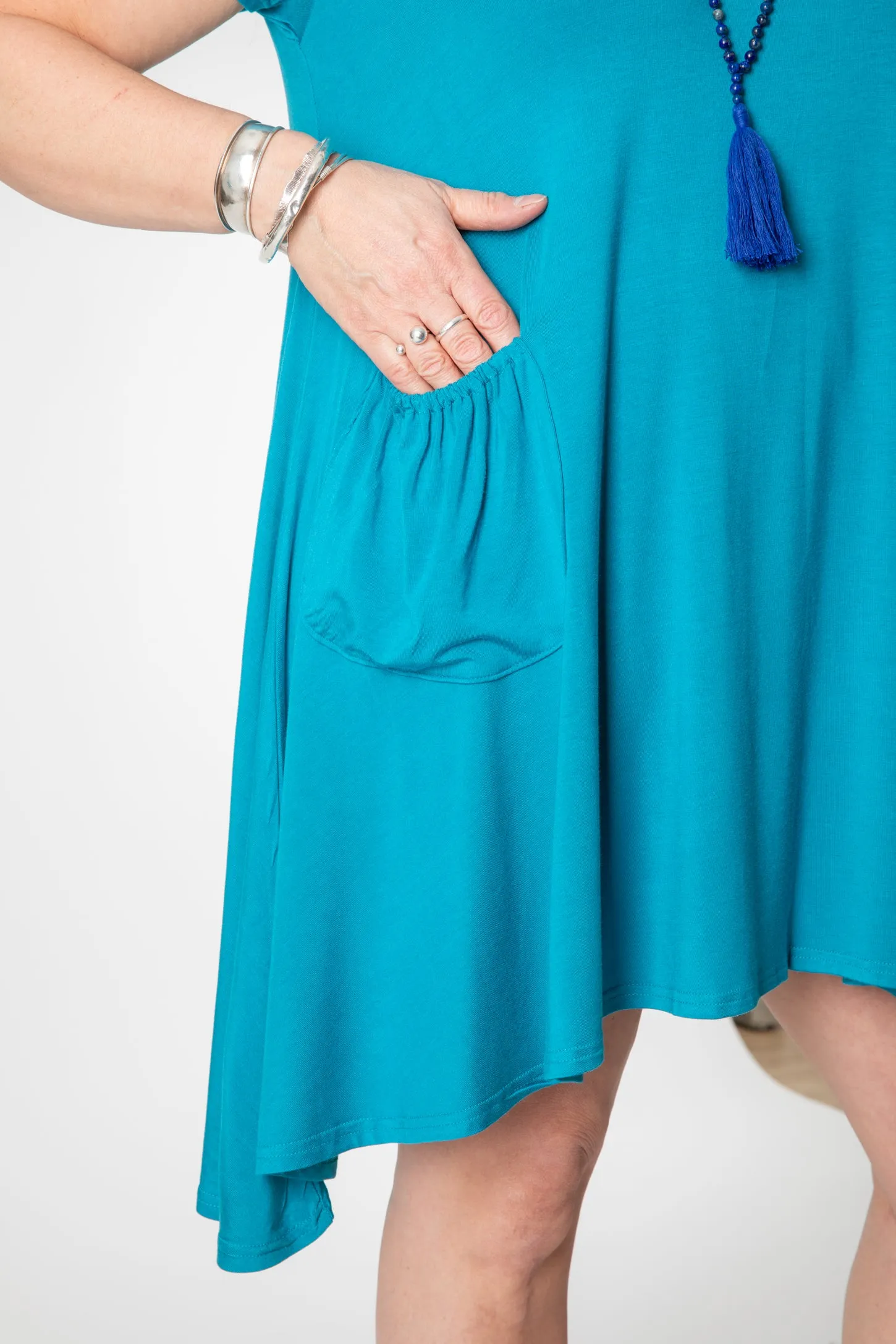 Althea Short Sleeve Pocket Dress