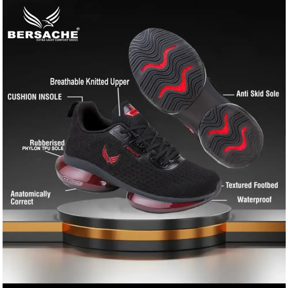 Bersache Lightweight Casual Shoes with High Quality Sole | Sneakers, Running, Outdoor, walking and Daily Wear Shoes for Men