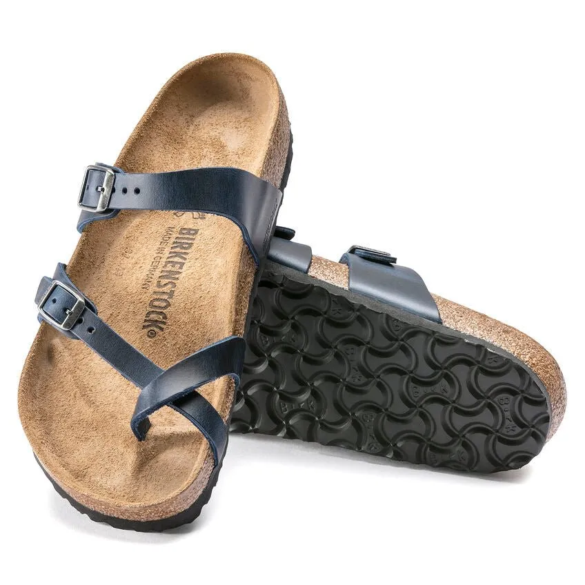 Birkenstock Women's Mayari - Blue Oiled Leather