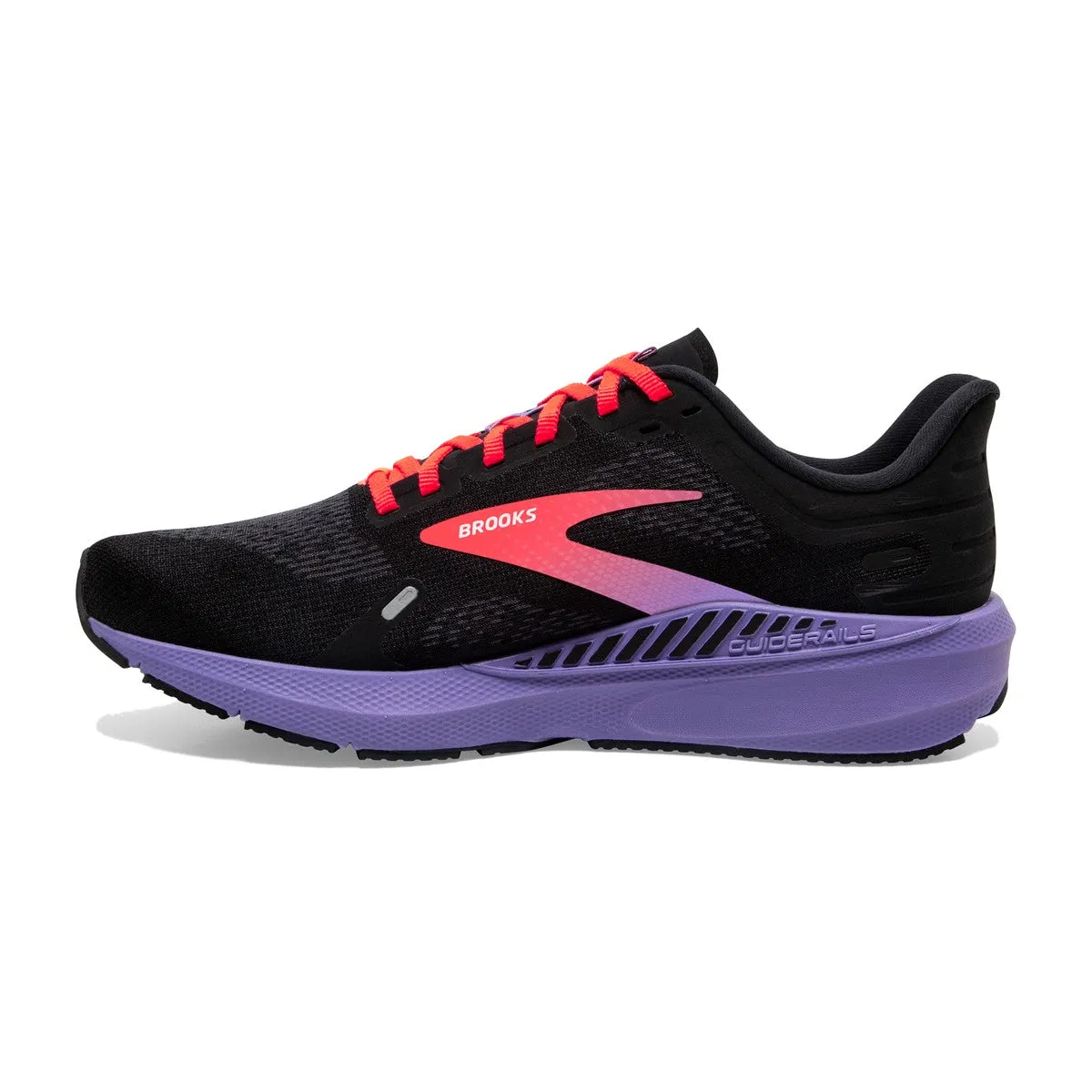 Brooks Launch GTS 9 (Women's) - Black/Coral/Purple