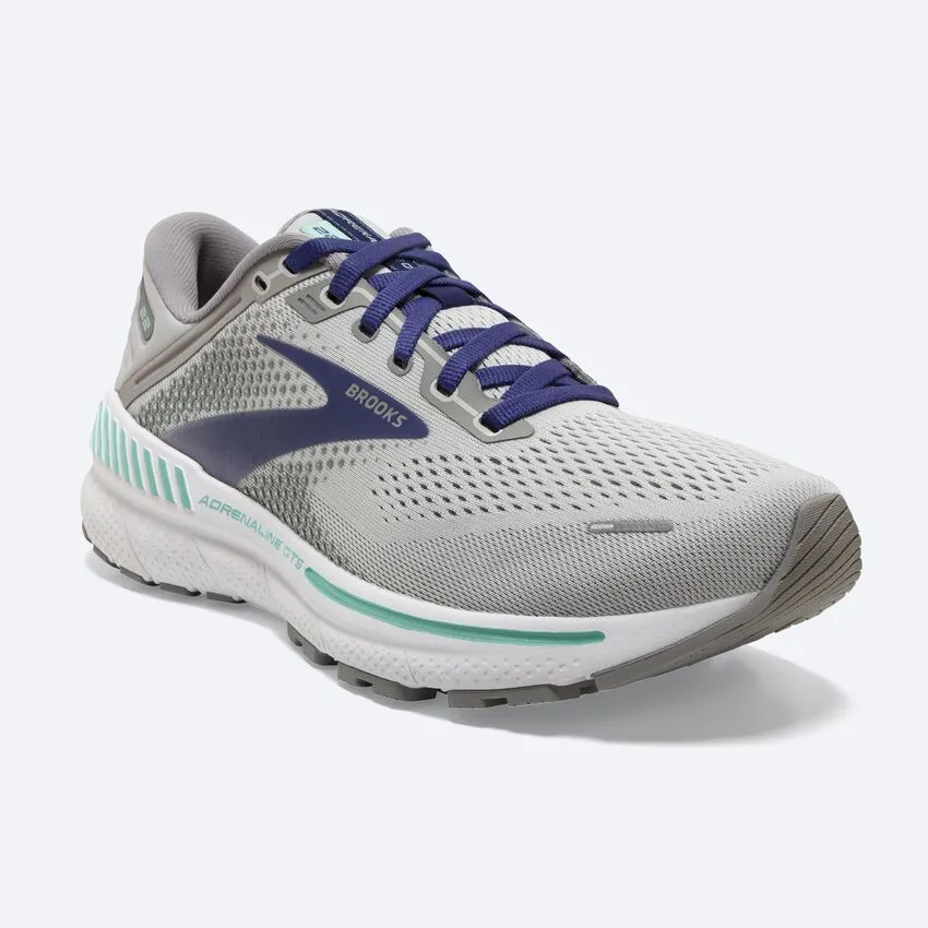 Brooks Womens Adrenaline GTS 22- Alloy/Blue/Green (1203531B045)