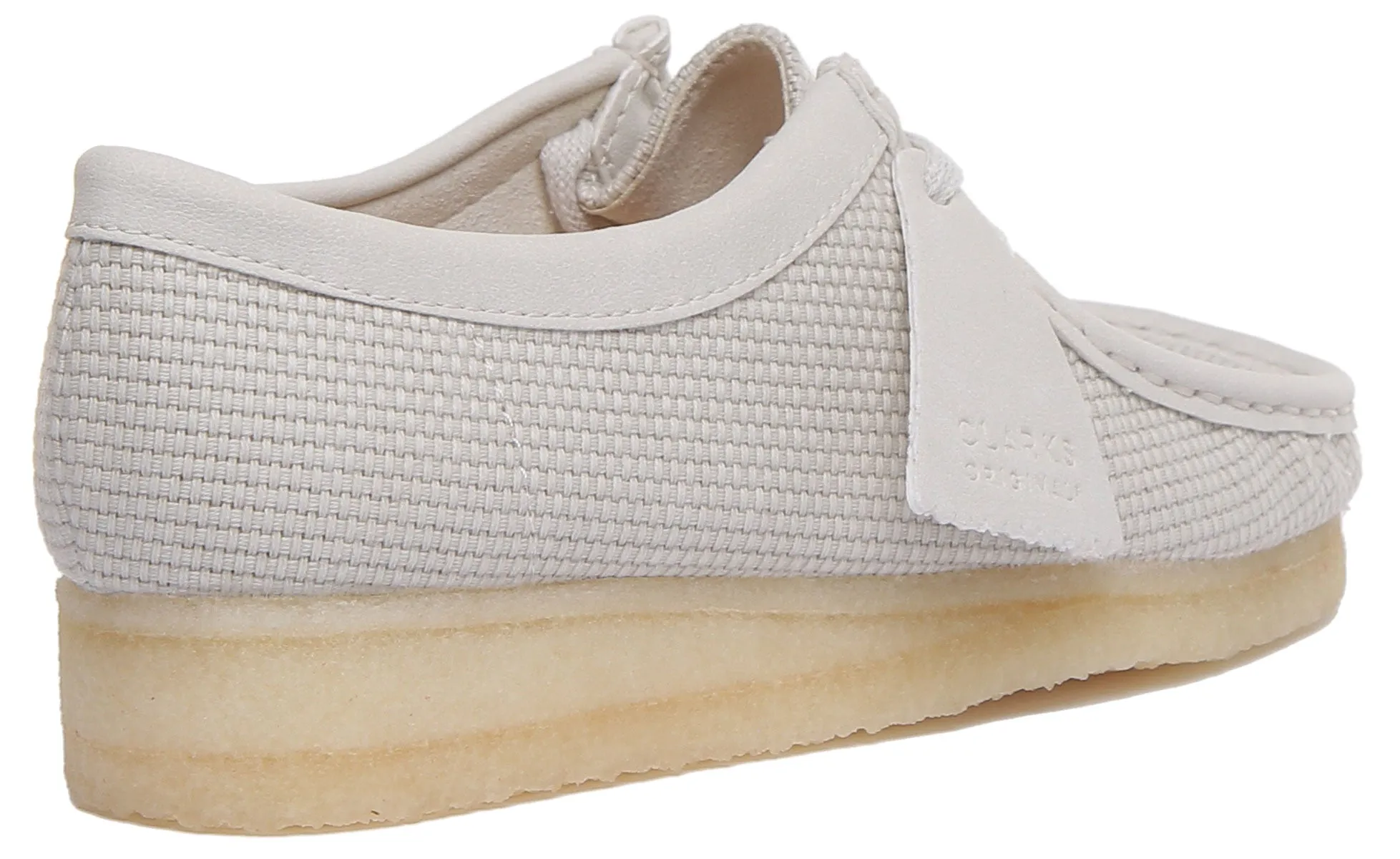 Clarks Originals Wallabee In Off White