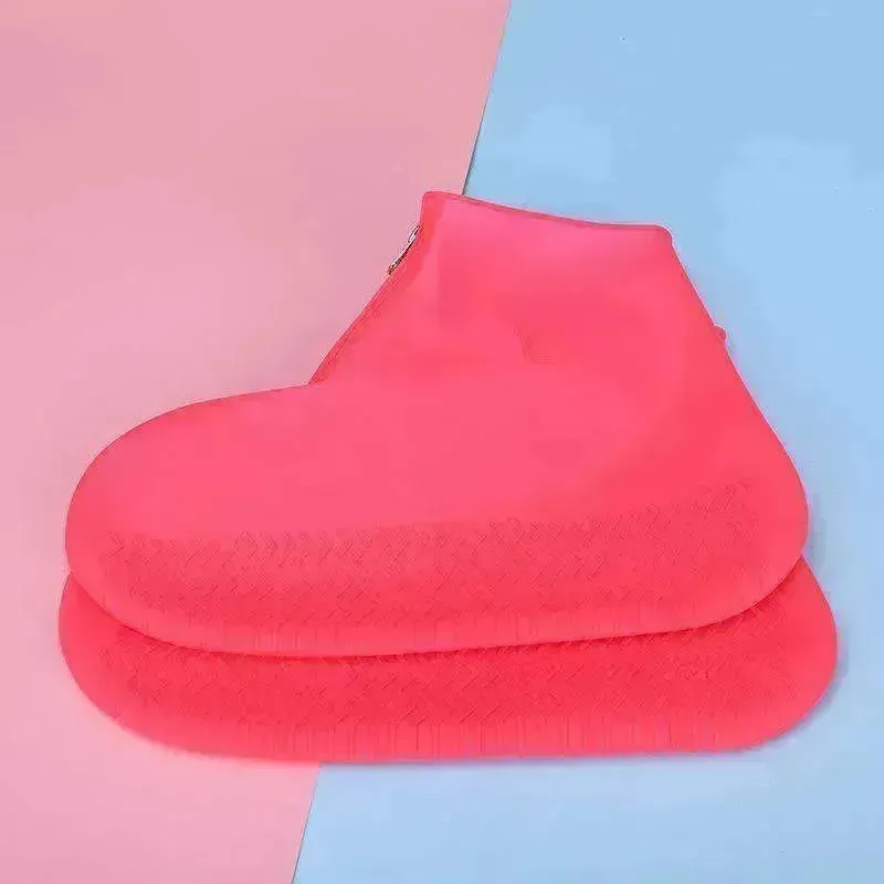 colorful Portable Silicone Waterproof Non-slip Shoe Cover