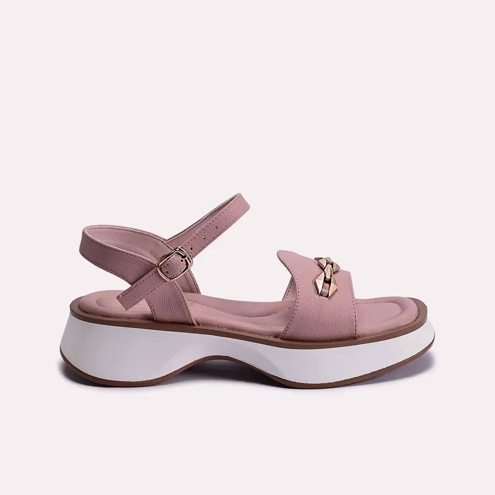 Dawna Peach Casual Sandals 0421109