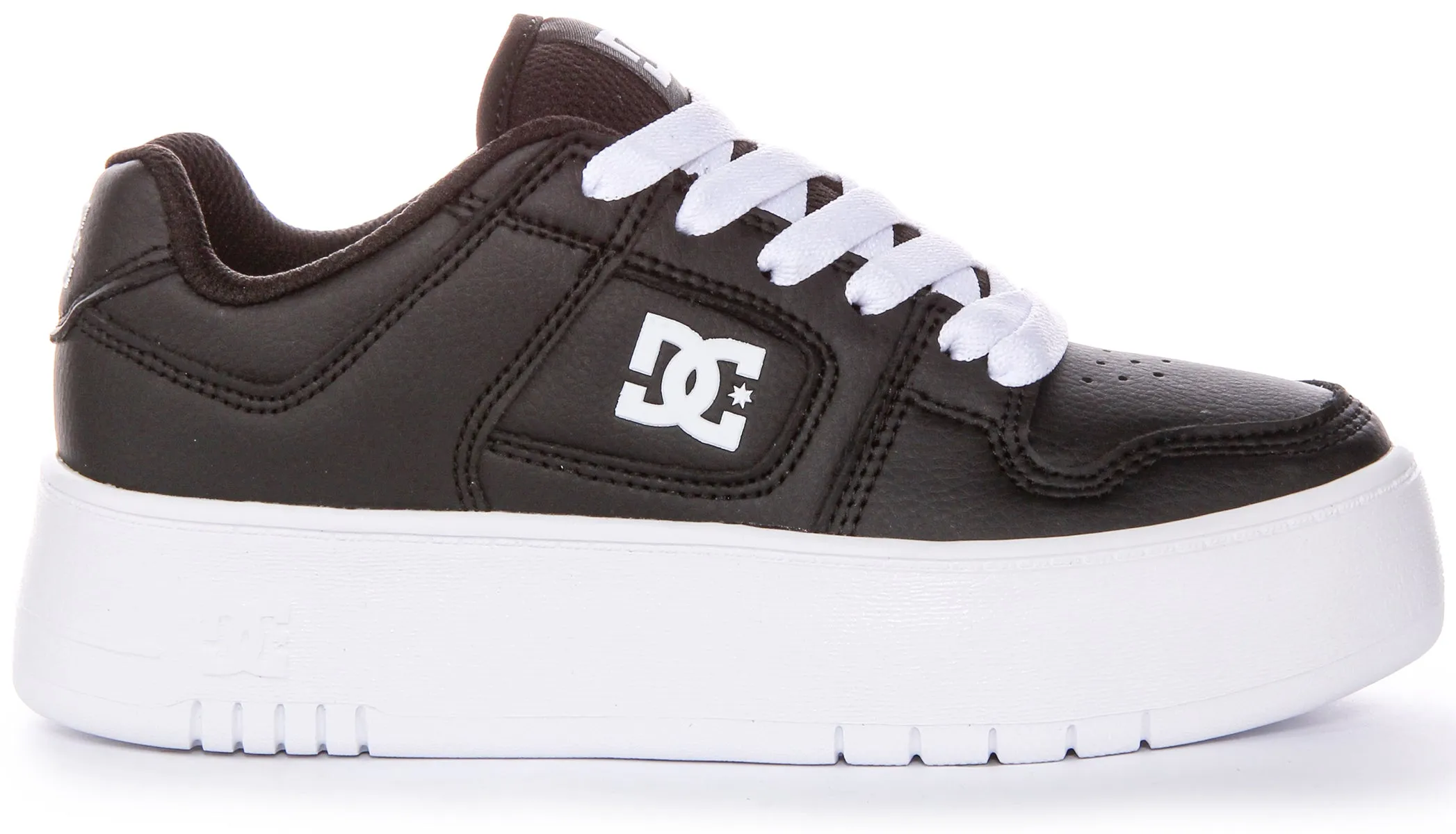 Dc Shoes Manteca 4 Platfrom In Black White For Women