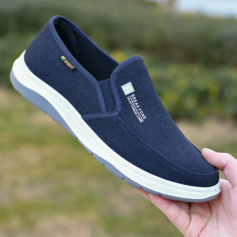 Denim Casual Shoes Slip-on Simple Slip-on Soft Bottom Work Shoes Board Shoes