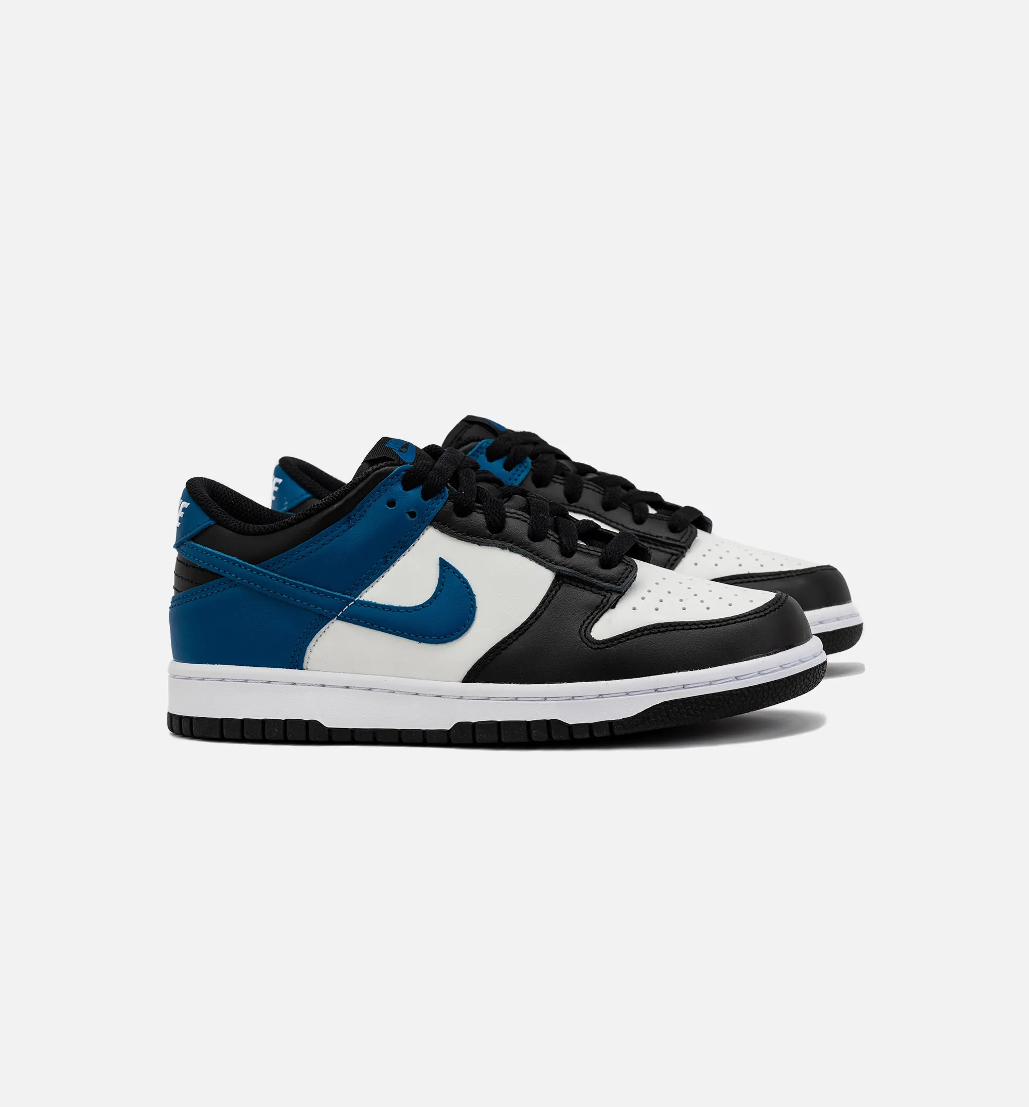 Dunk Low Grade School Lifestyle Shoe - Black/Blue Free Shipping