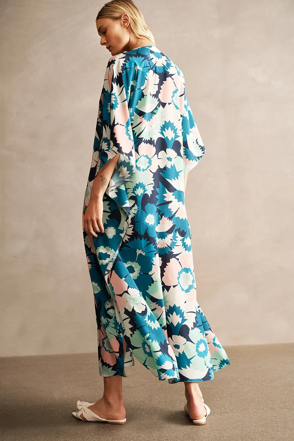 Flower Power Long Kaftan