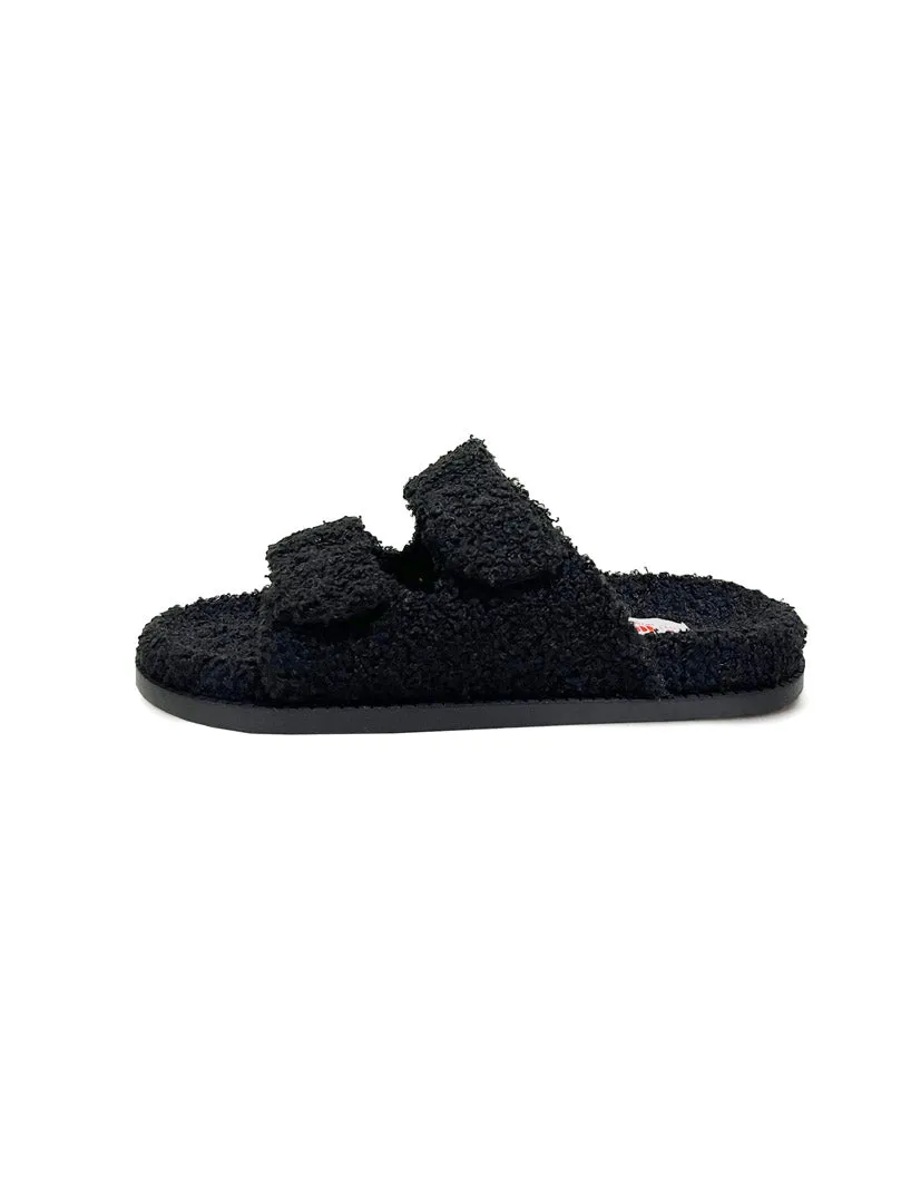 FREEDOM MOSES EVU SLIPPERS - BLACK