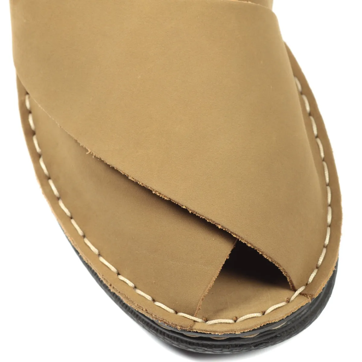 Hush Puppies | Suede Fawn Peshawari for Men