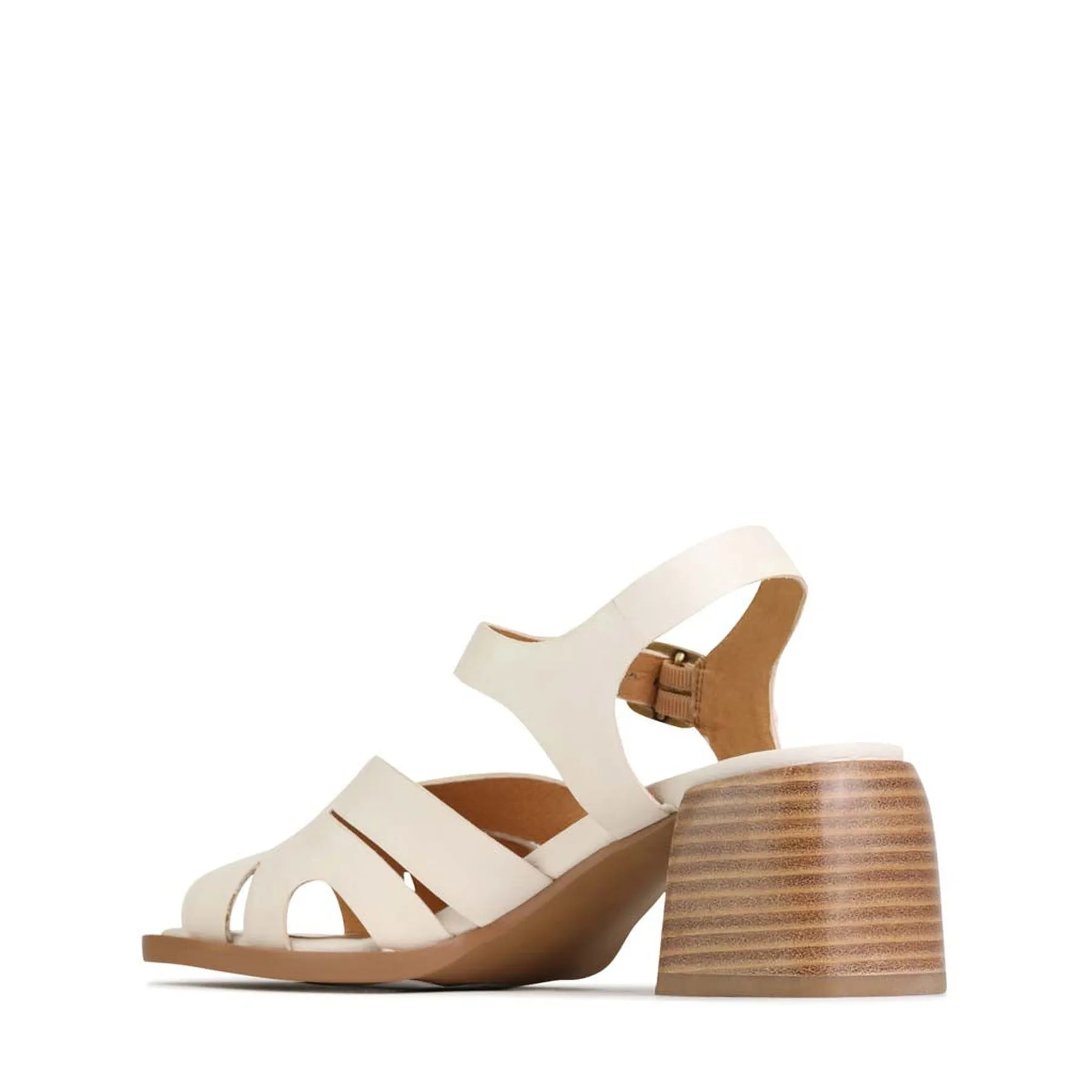 ISA LOW HEEL SANDALS LEATHER