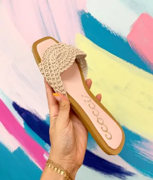 Jessica Crochet Knitted Sandal