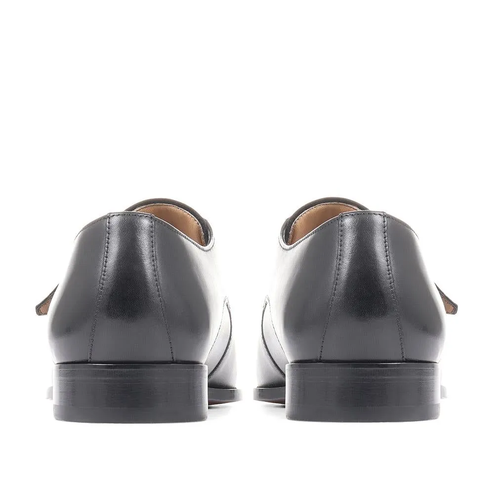 Justin Leather Single Strap Monk Shoes - JUSTIN / 318 901