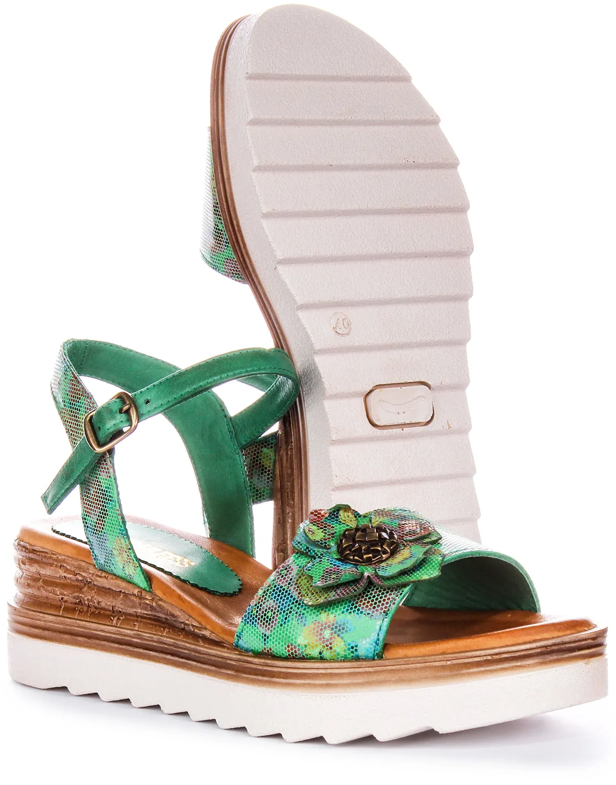 Justinreess England Tania In Green Multi For Women