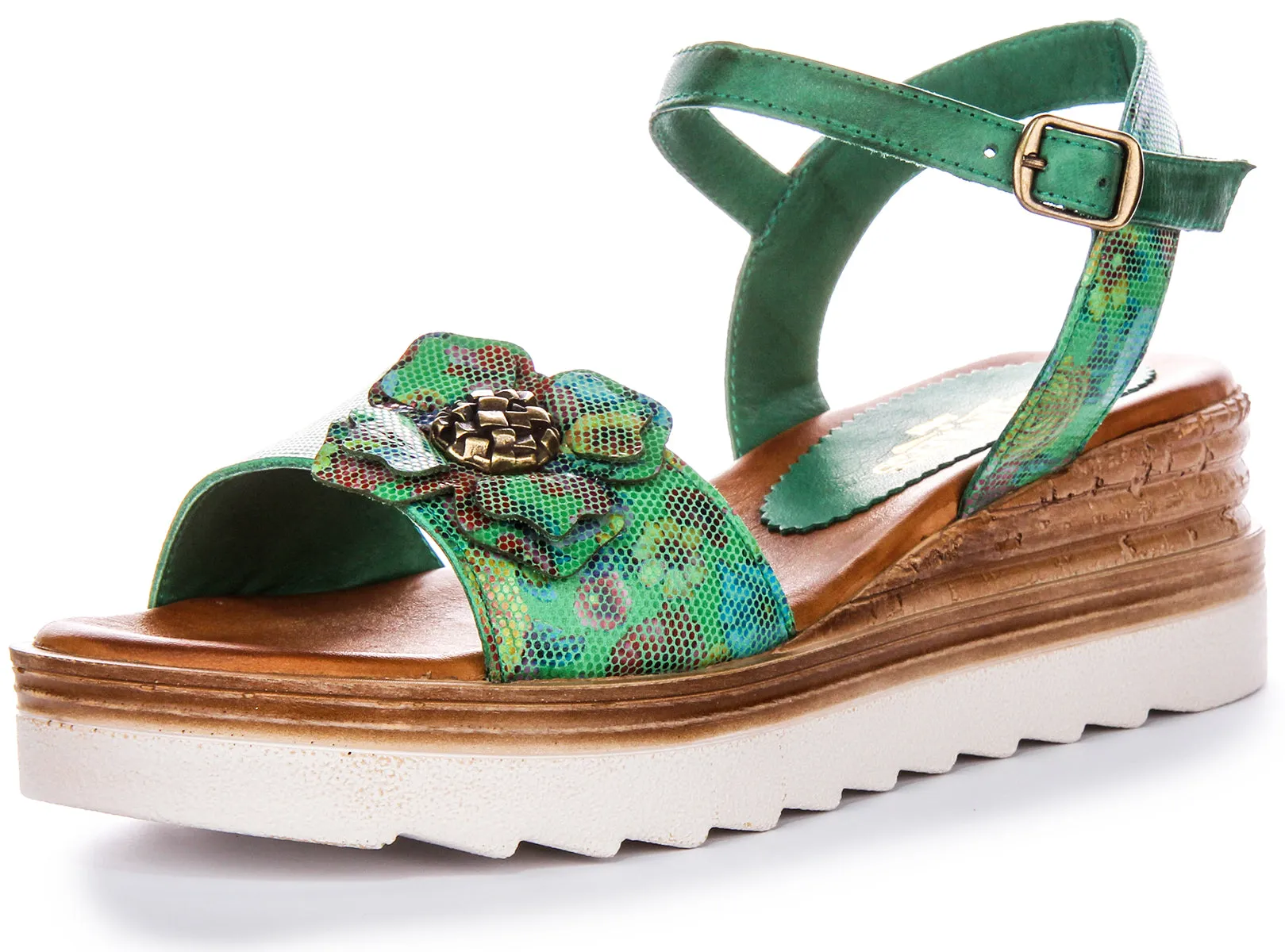 Justinreess England Tania In Green Multi For Women