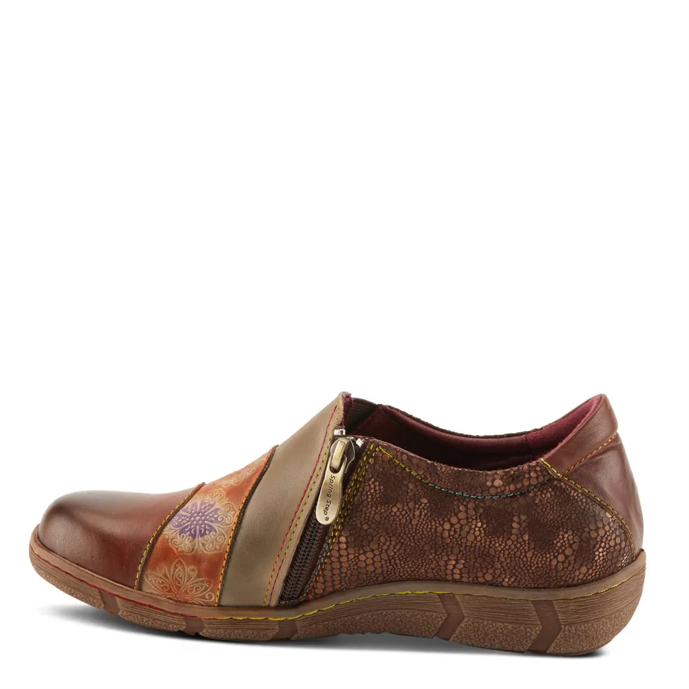 Lata in Brown Multi Leather by L'Artiste