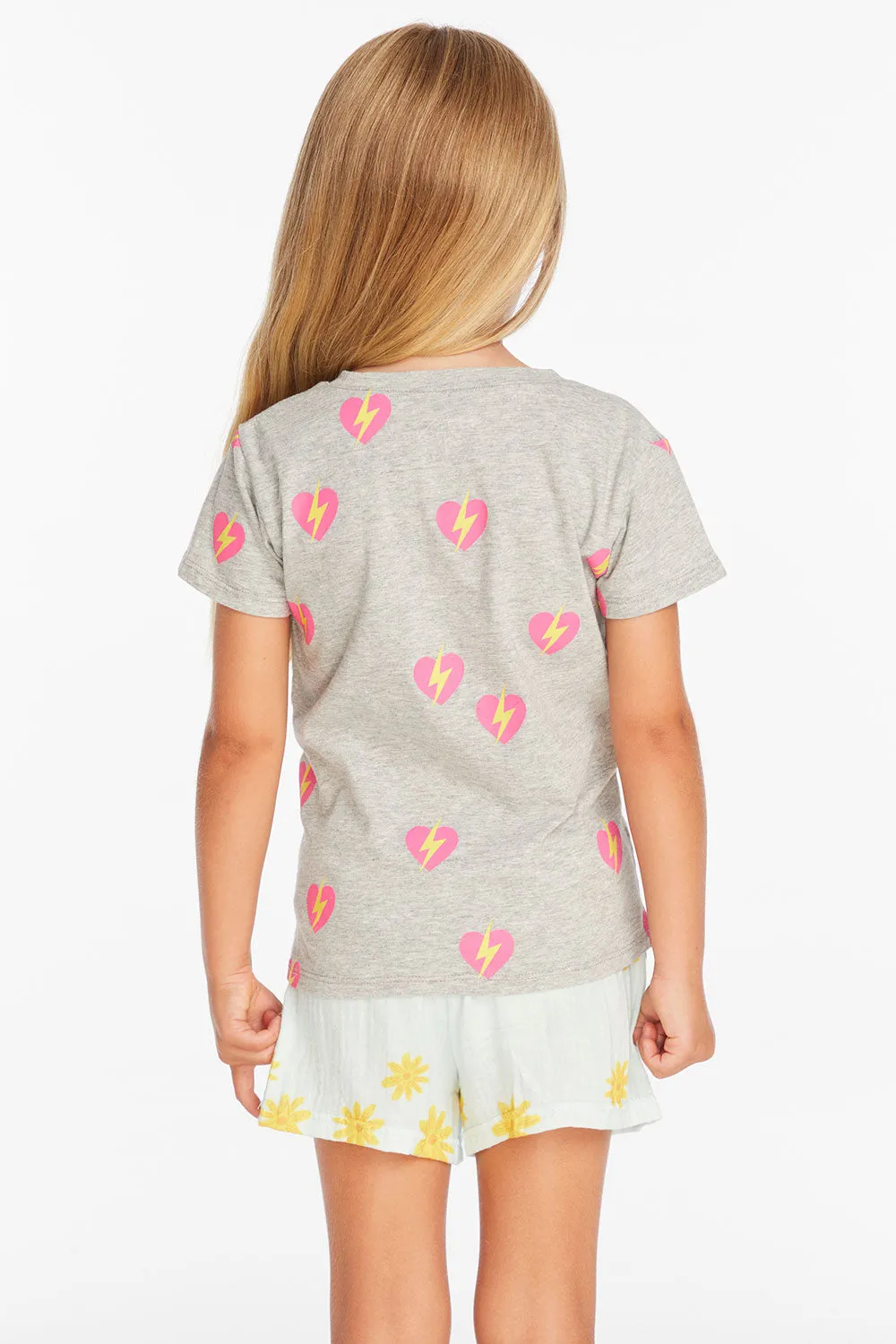 Lightning Heart Girls Tee