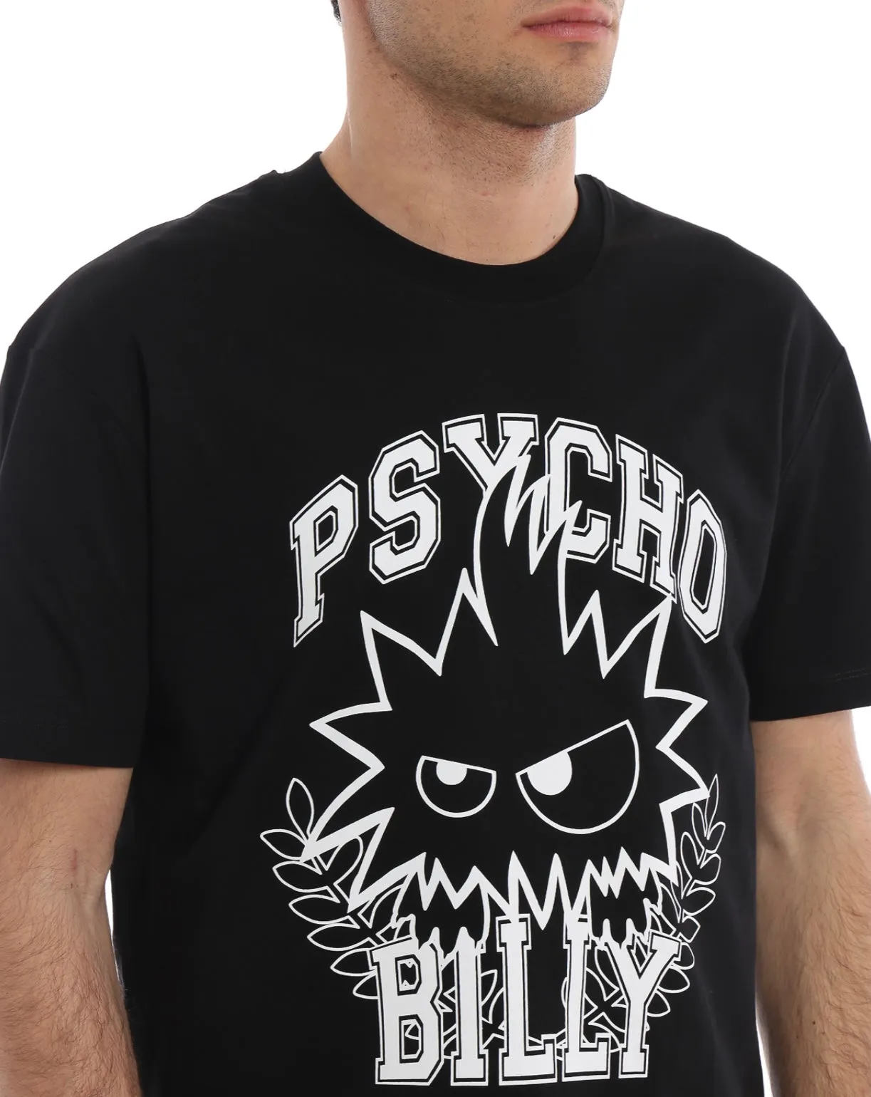 McQ Alexander McQueen Psycho Billy T-Shirt Black