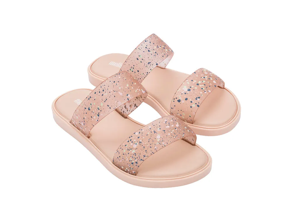 Melissa BuBBle AD Beige Flat Slipons