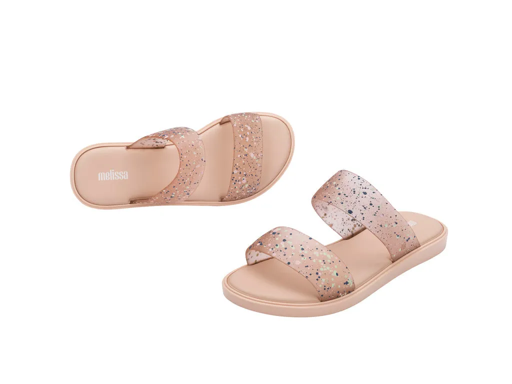 Melissa BuBBle AD Beige Flat Slipons