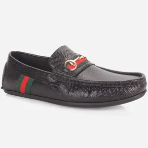 Mens "EILOS" Buckle Slip-ons Moccasins