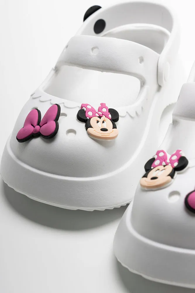 Minnie Mouse Clog White