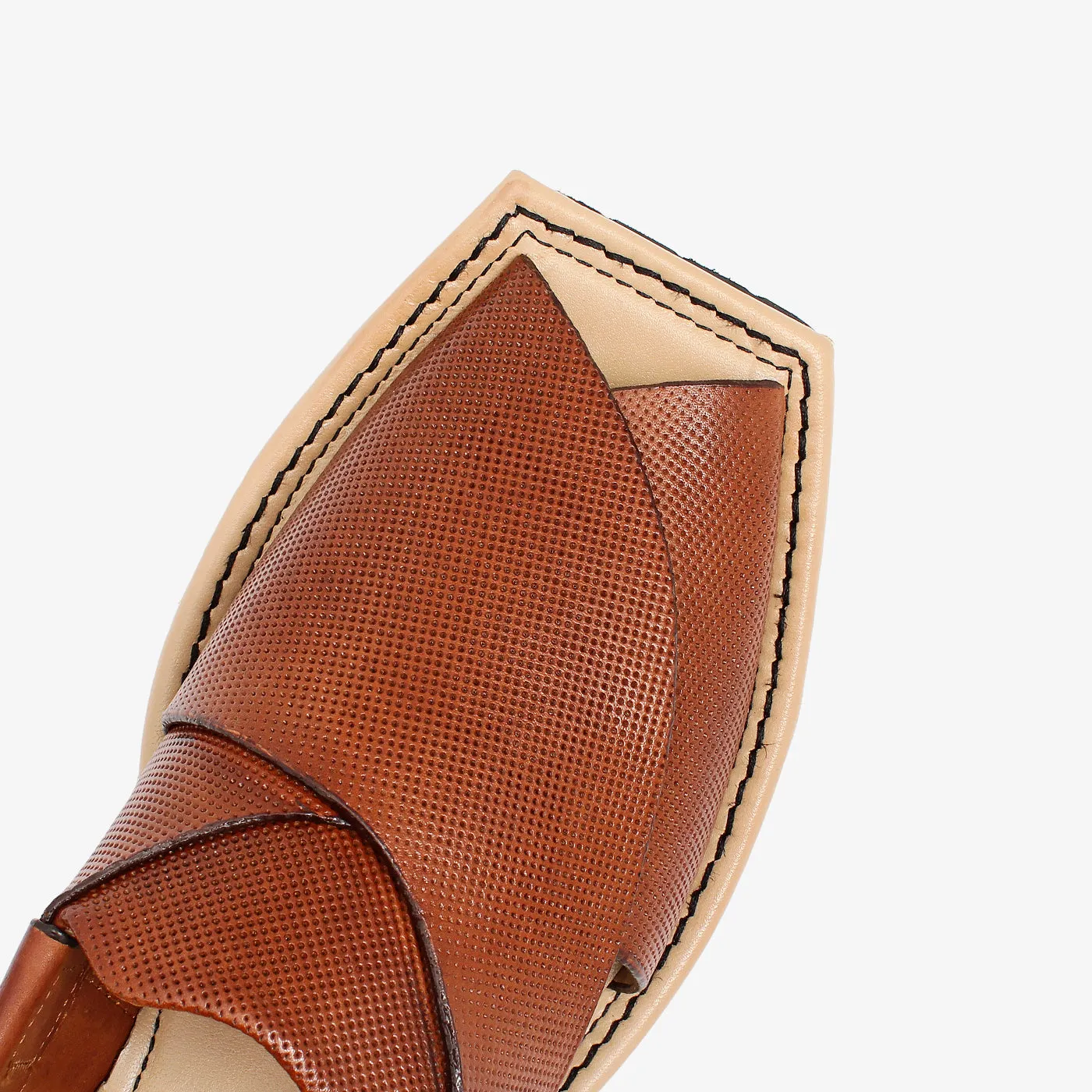 Modern Leather Peshawari Chappal