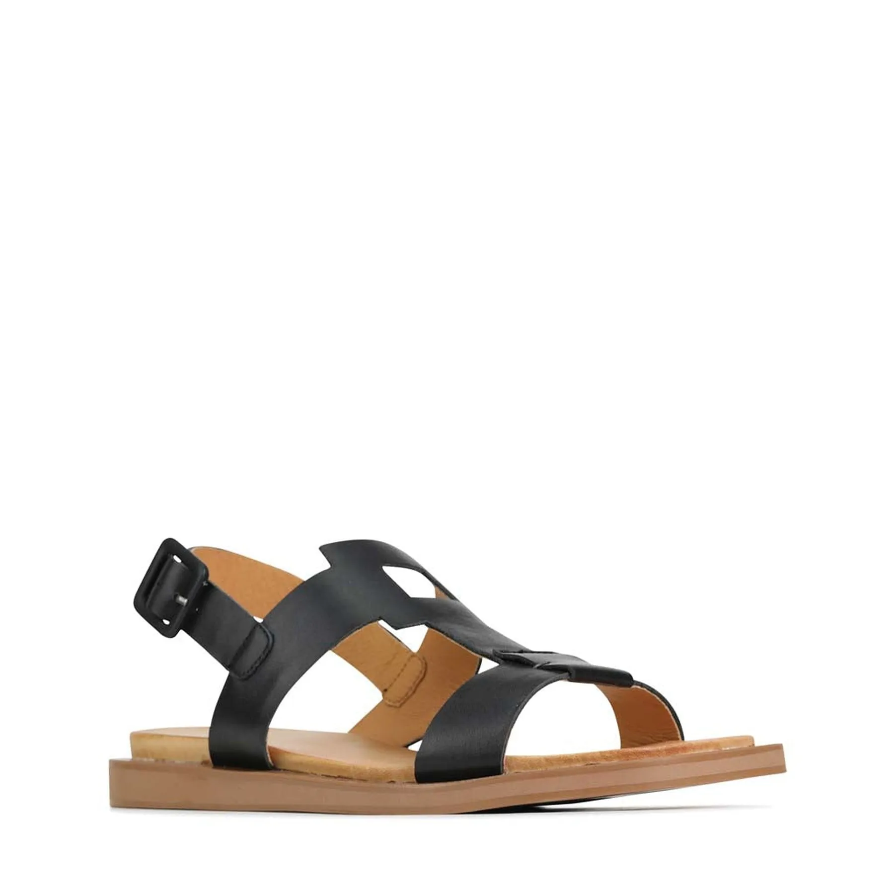 MONIE LEATHER SLING-BACK SANDALS