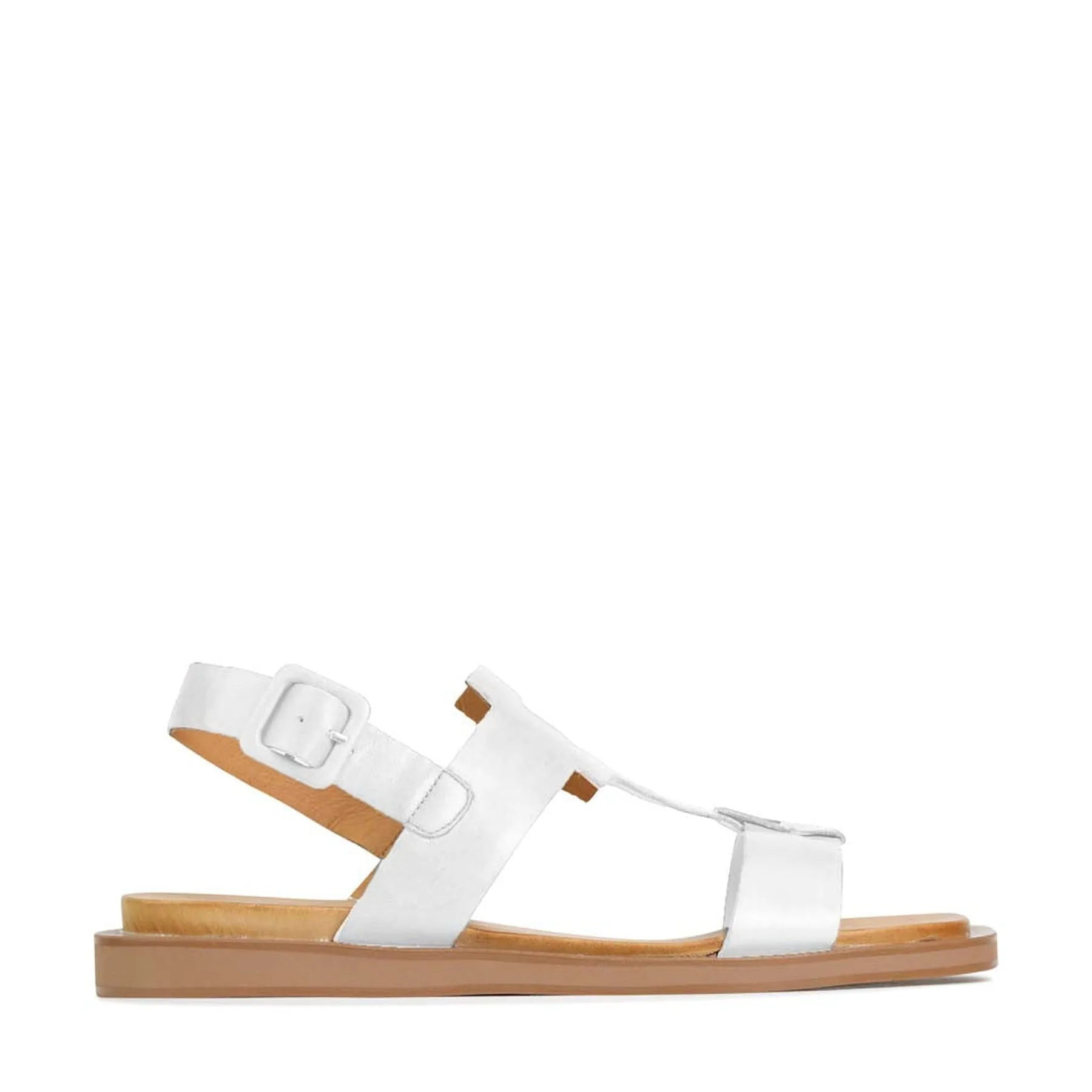 MONIE LEATHER SLING-BACK SANDALS