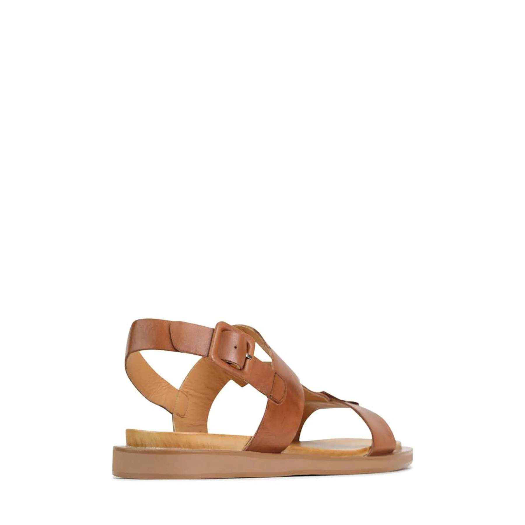 MONIE LEATHER SLING-BACK SANDALS