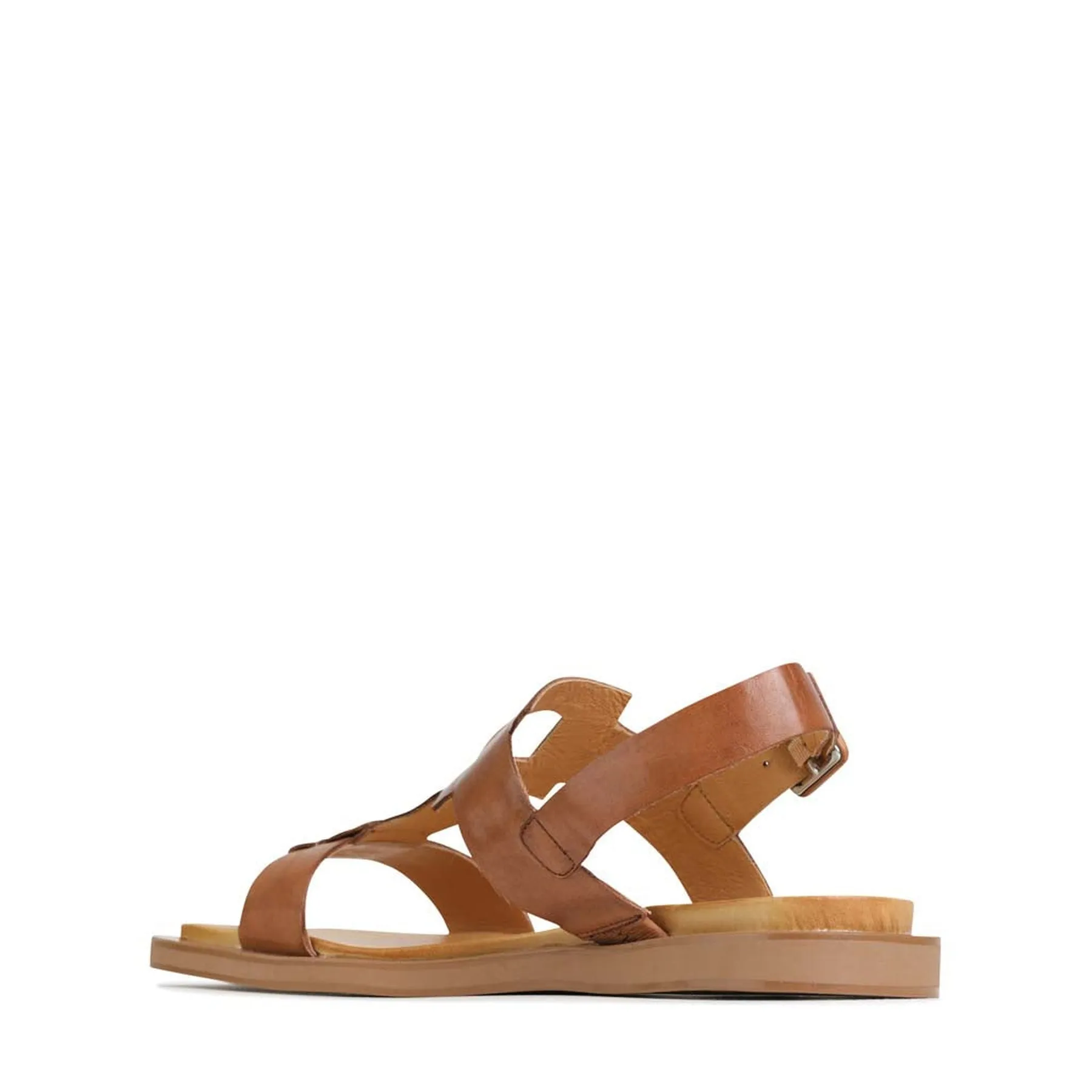 MONIE LEATHER SLING-BACK SANDALS