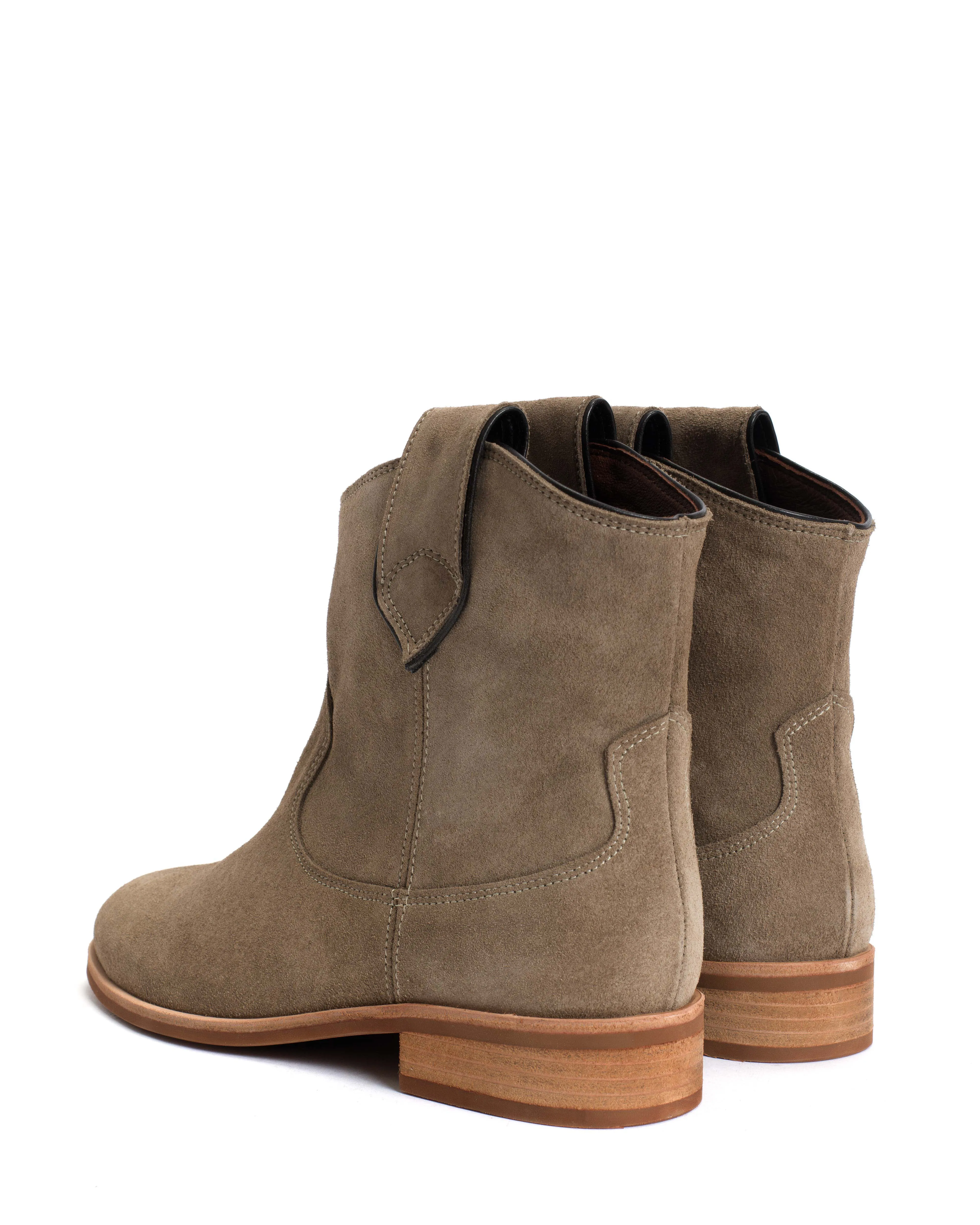 Monja Calf suede Mushroom