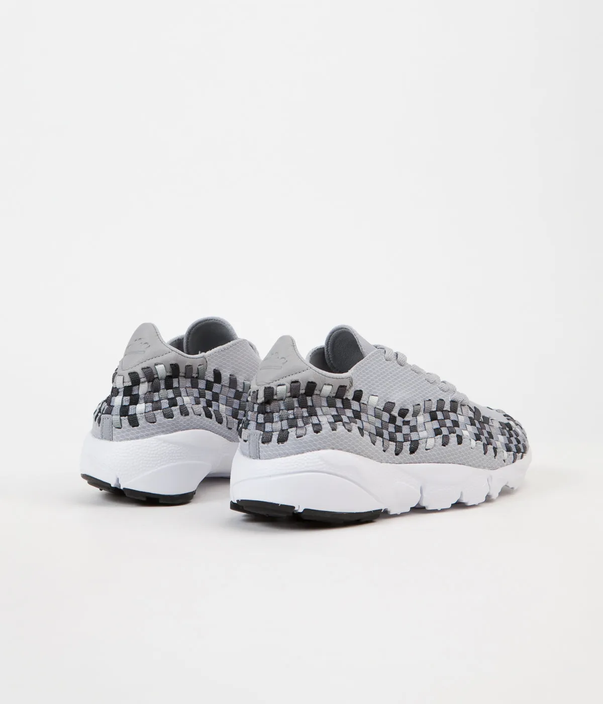 Nike Air Footscape Woven NM Shoes - Wolf Grey / Black - Dark Grey - White