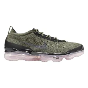 Nike Men's Air Vapormax 2023 Flyknit Shoes - Medium Olive / Pink Oxford / Black / Black