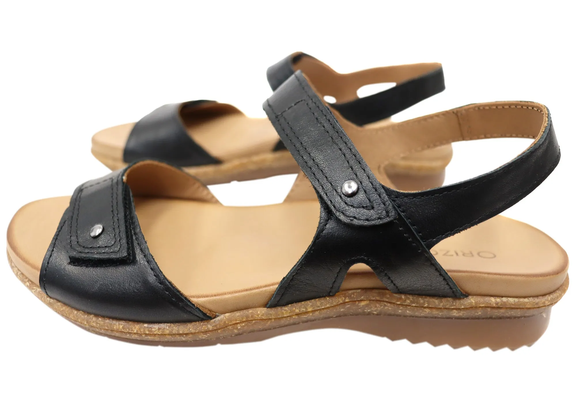 Orizonte Lorne Womens Comfortable European Leather Sandals