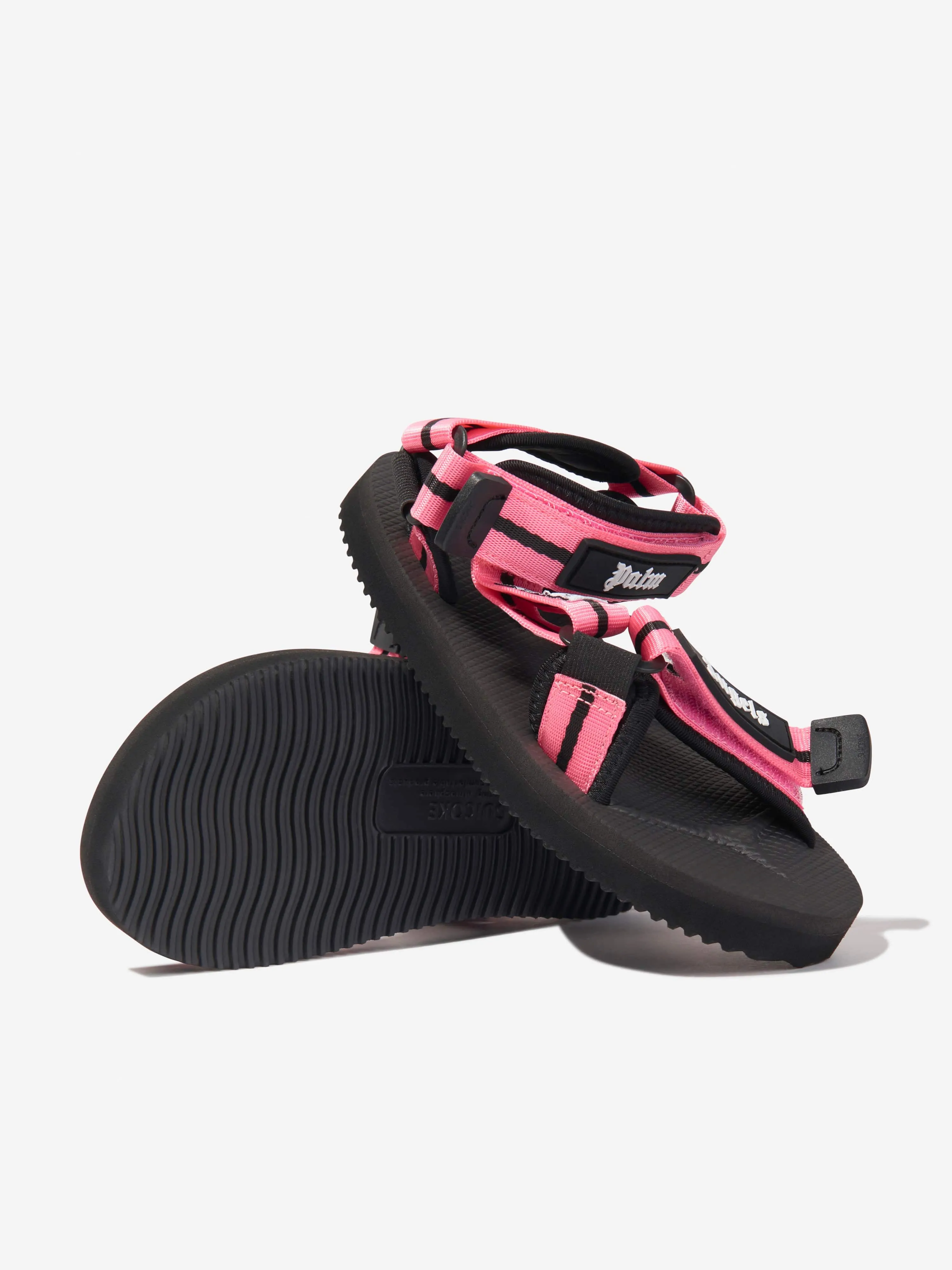 Palm Angels Girls PA X Suicoke Depa-2 Sandals in Pink