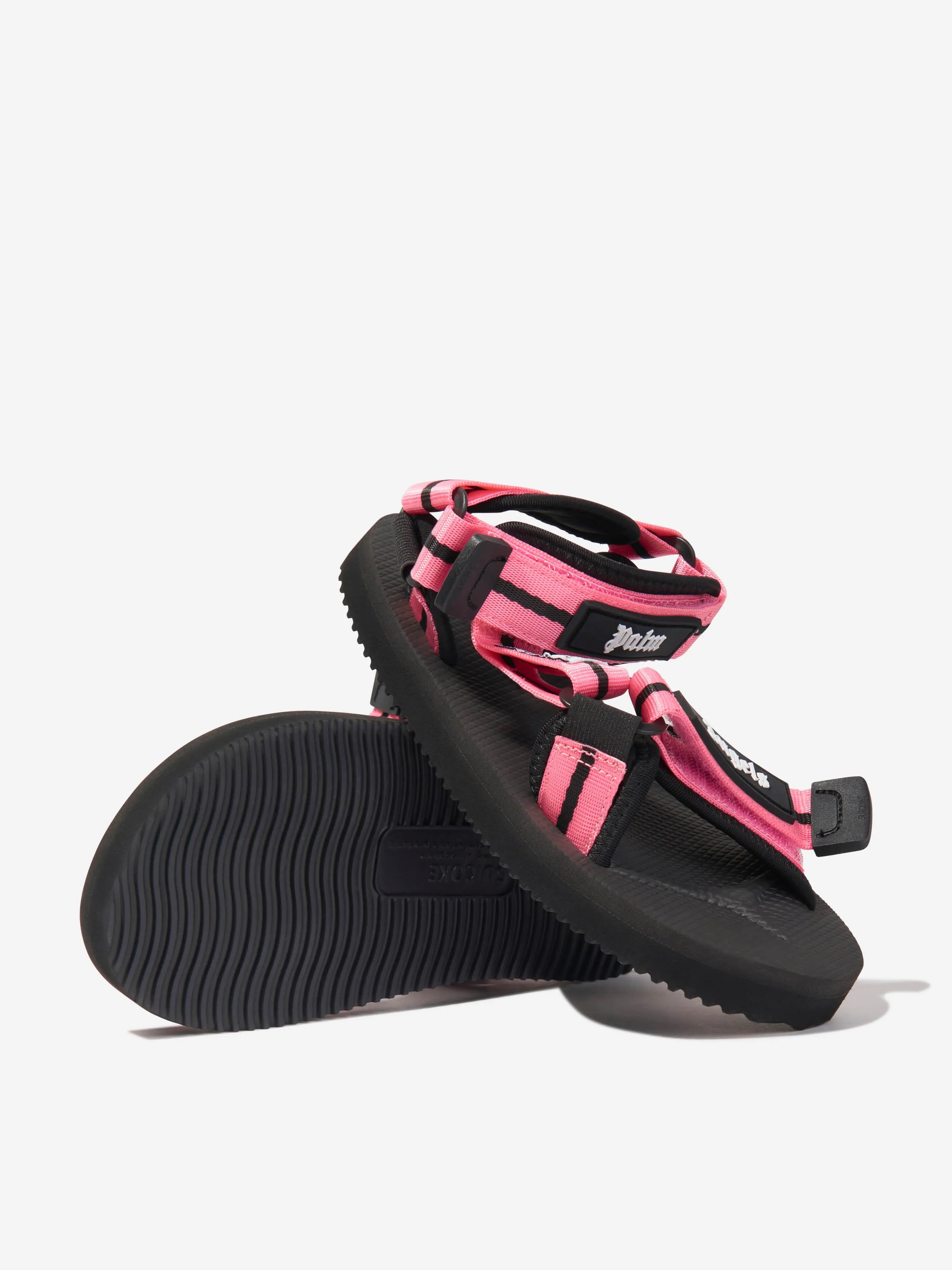 Palm Angels Girls PA X Suicoke Depa-2 Sandals in Pink