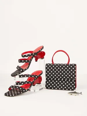 Ramon Tenza Polka Dot Fish Heels