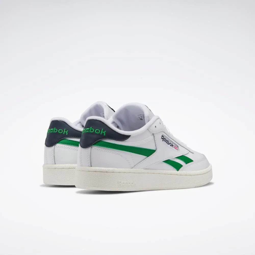 Reebok Footwear Men Club C Revenge Shoes FTWWHT/GLEGRN/VECNAV