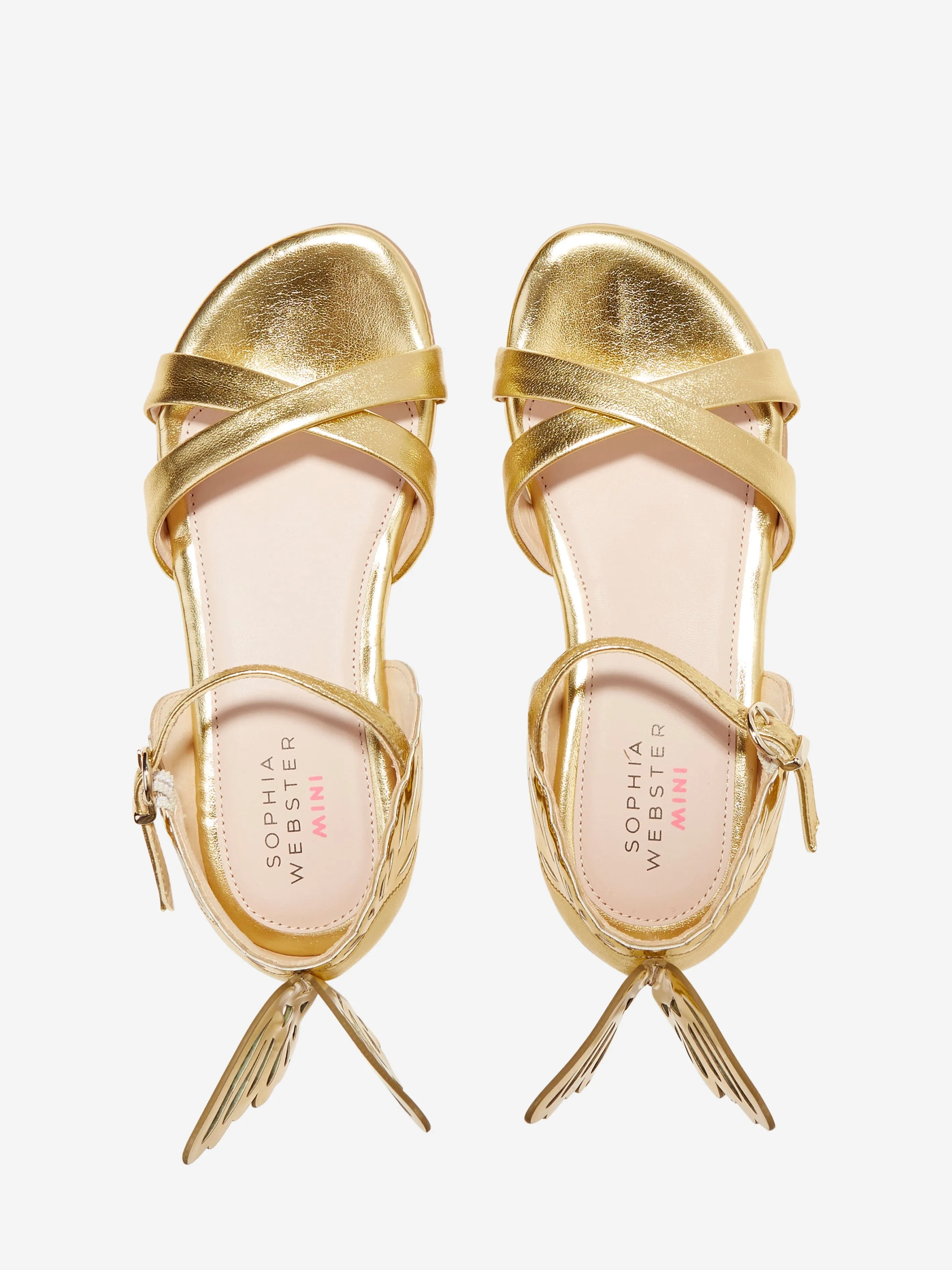 Sophia Webster Girls Heavenly Sandals in Gold