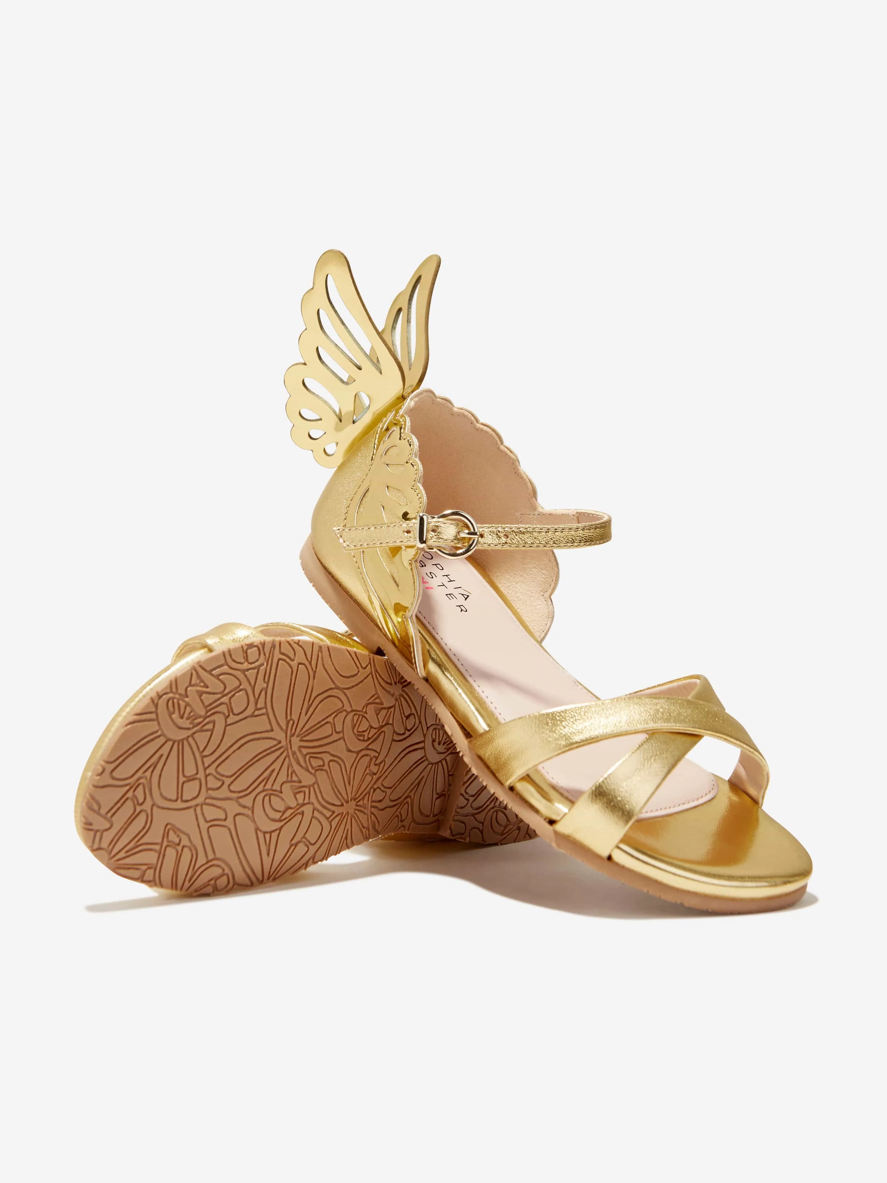 Sophia Webster Girls Heavenly Sandals in Gold