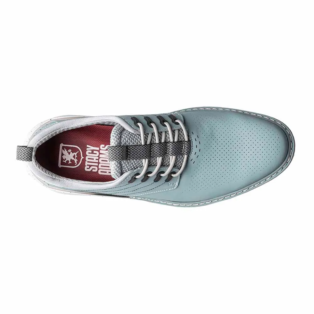 Stacy Adams Light Blue BARNA Plain Toe Lace Up