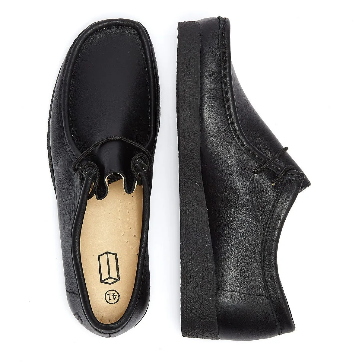 TOWER London Apache Black Nappa Shoes