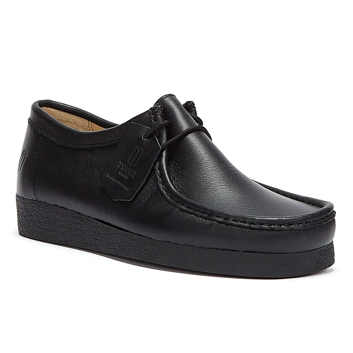 TOWER London Apache Black Nappa Shoes